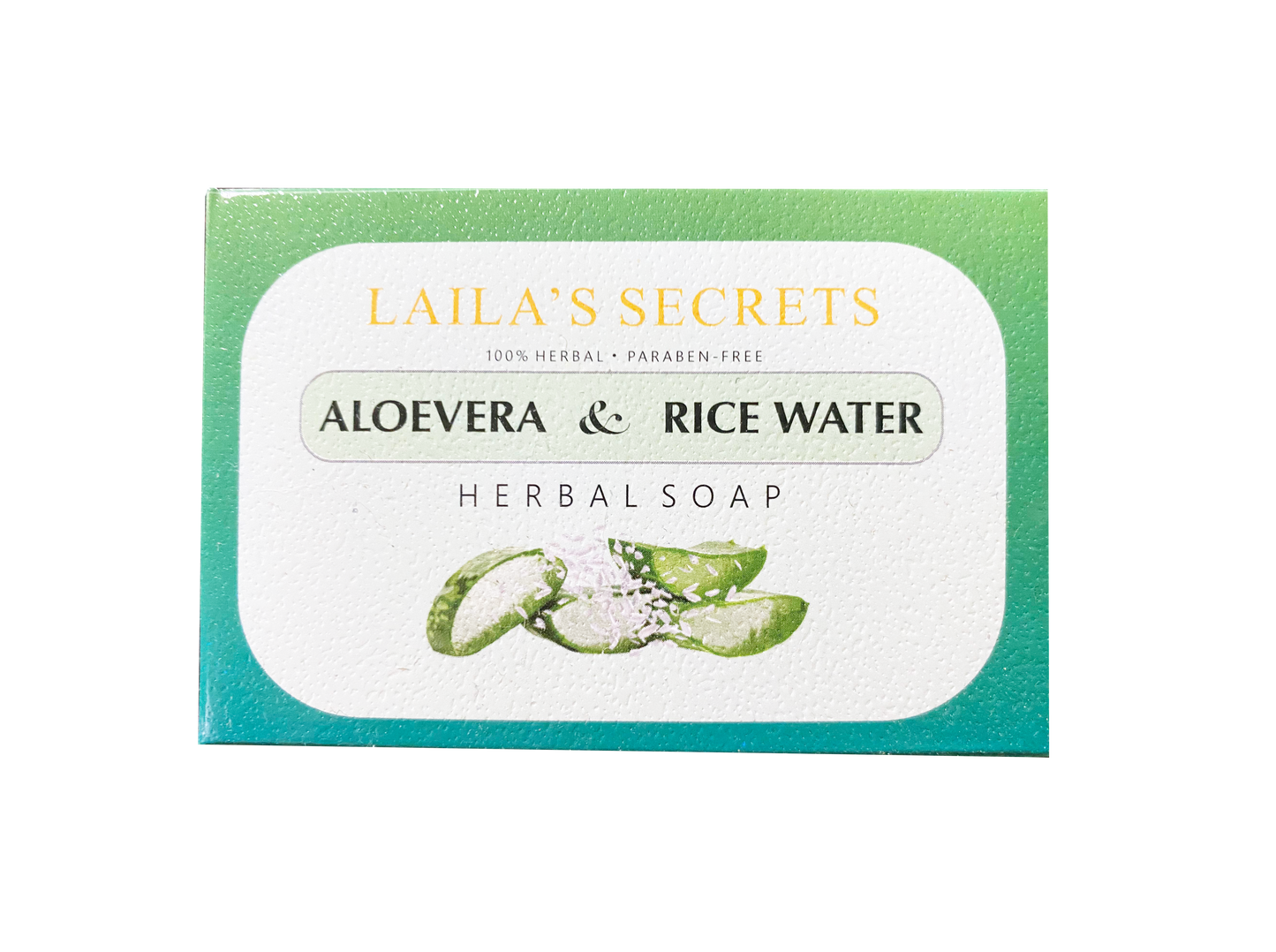 Laila's Secrets - Aloe Vera & Rice Water Herbal Soap