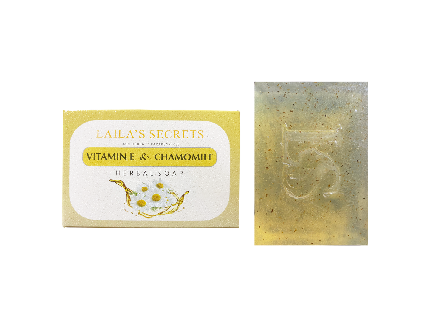 Laila's Secrets - Vitamin E & Chamomile Herbal Soap