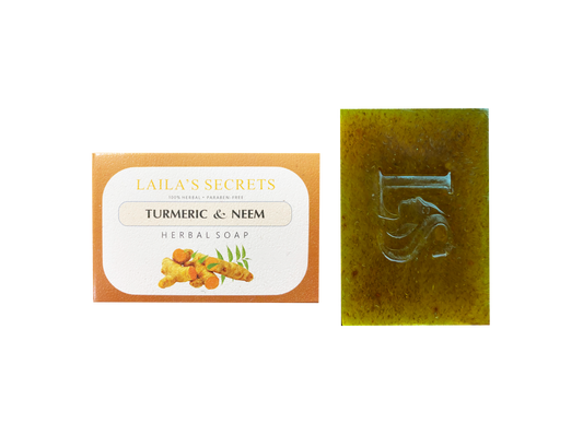 Laila's Secrets - Turmeric & Neem Herbal Soap